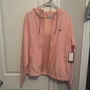 Brand New Pink Vans Windbreaker XL